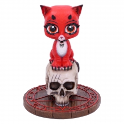 Figurka Kot na Czaszce - Devil Kitty 16 cm